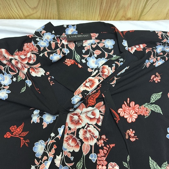 Lane Bryant Long Sleeve Floral Blouse - Picture 6 of 7